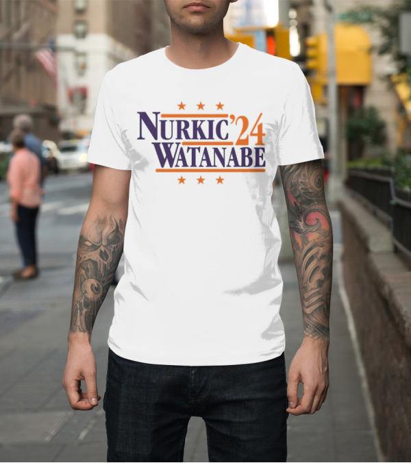 Shirt: Phoenix Suns Nurkić '24 Watanabe Stars T-Shirt Phoenix Suns Nurkić '24 Watanabe Stars T-Shirt
