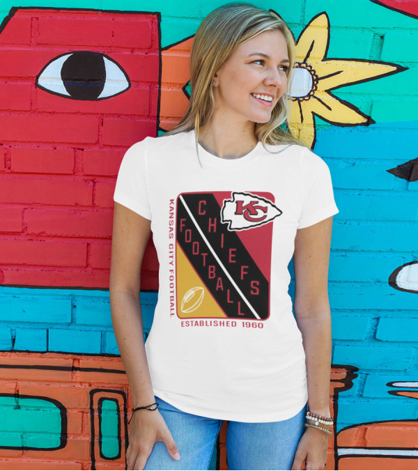 Kansas City Chiefs Football Established 1960 KC T-Shirt