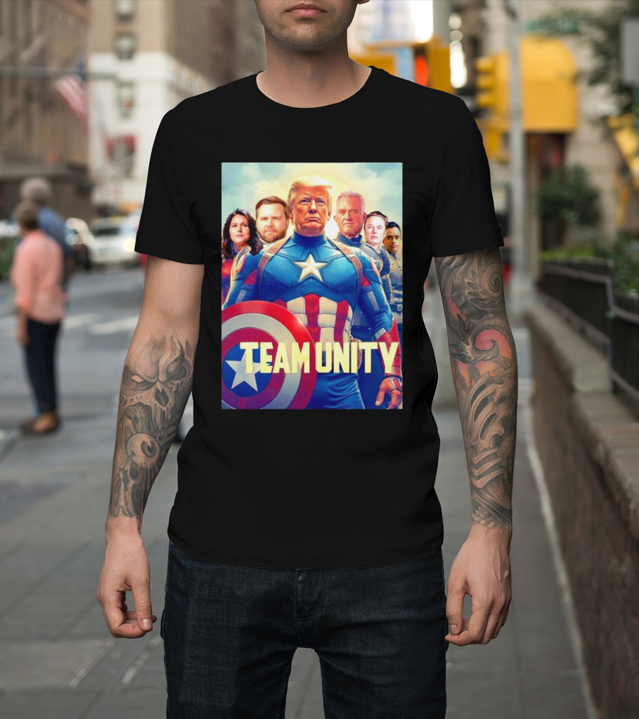 Donald Trump Team Unity Captain America T-Shirt