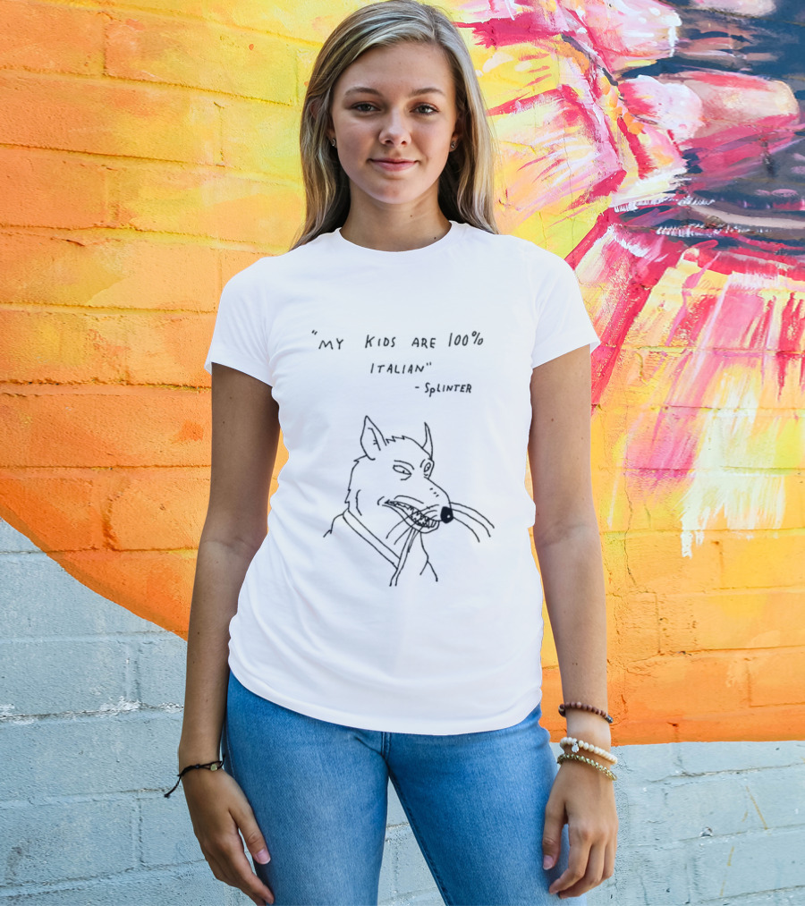 My Kids Are 100% Italian Splinter T-Shirt