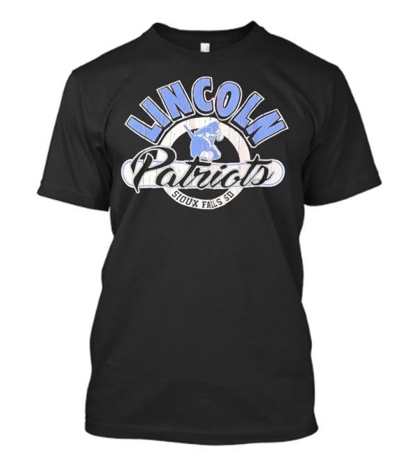 Lincoln Patriots Sioux Falls SD Vintage Football T-Shirt