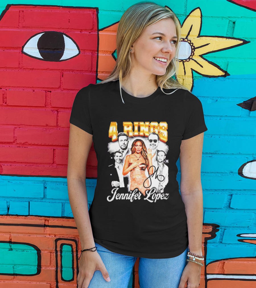 4 Rings Jennifer Lopez Signature T-Shirt