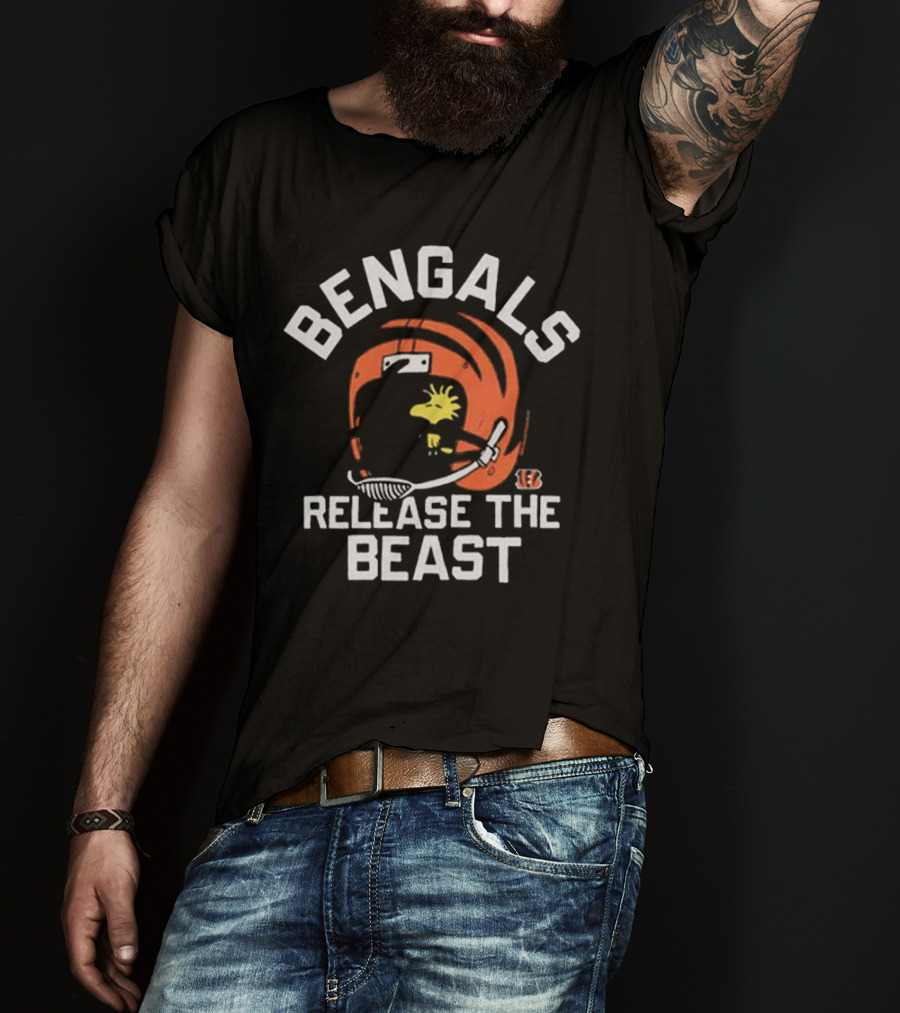 Youth Bengals Release The Beast Peanuts Collaboration T-Shirt