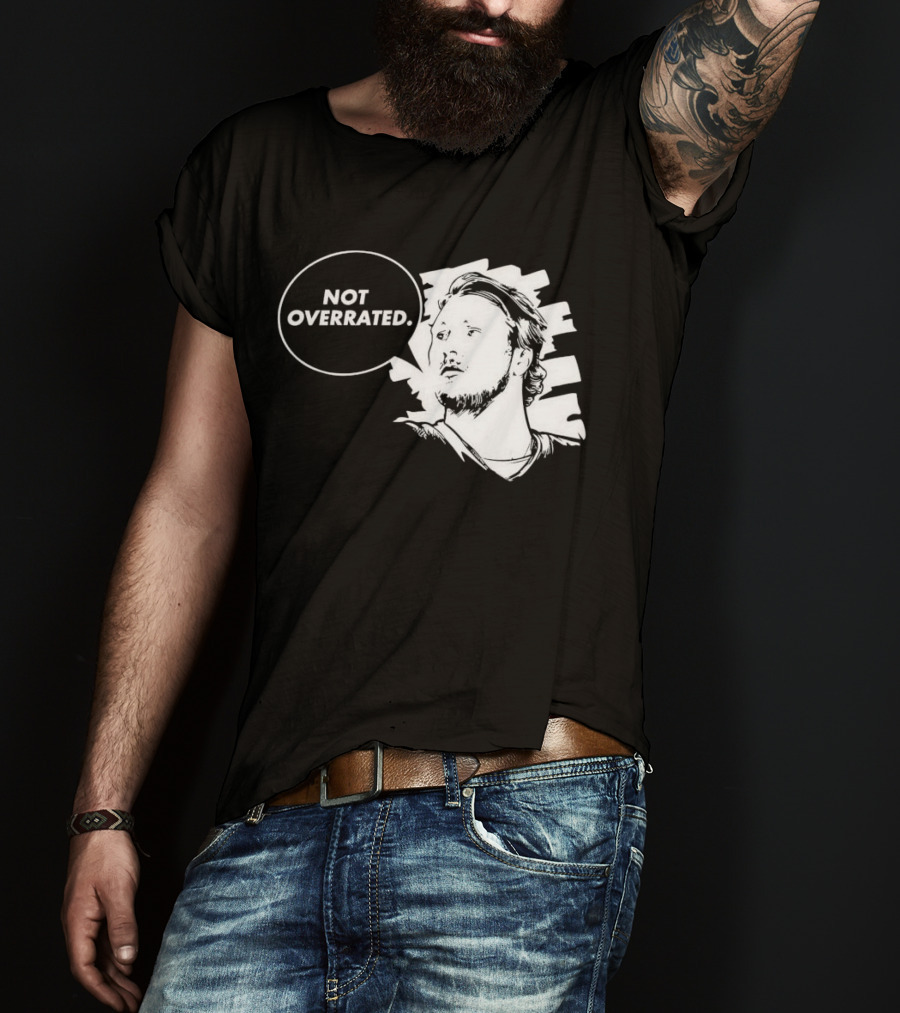 Buffalo Bills Josh Allen Not Overrated Speech Bubble T-Shirt