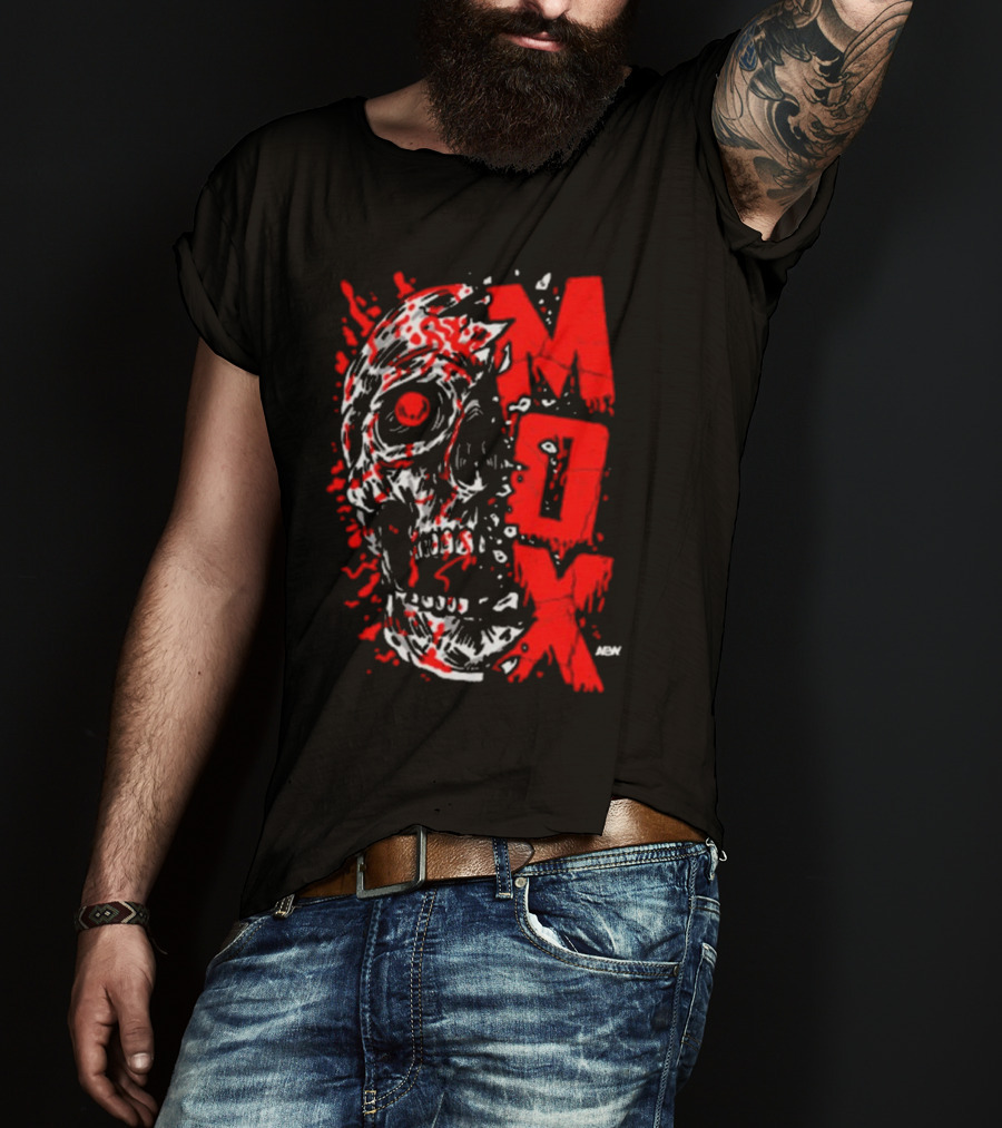 MOX Skull AEW Jon Moxley To The Bone T-Shirt