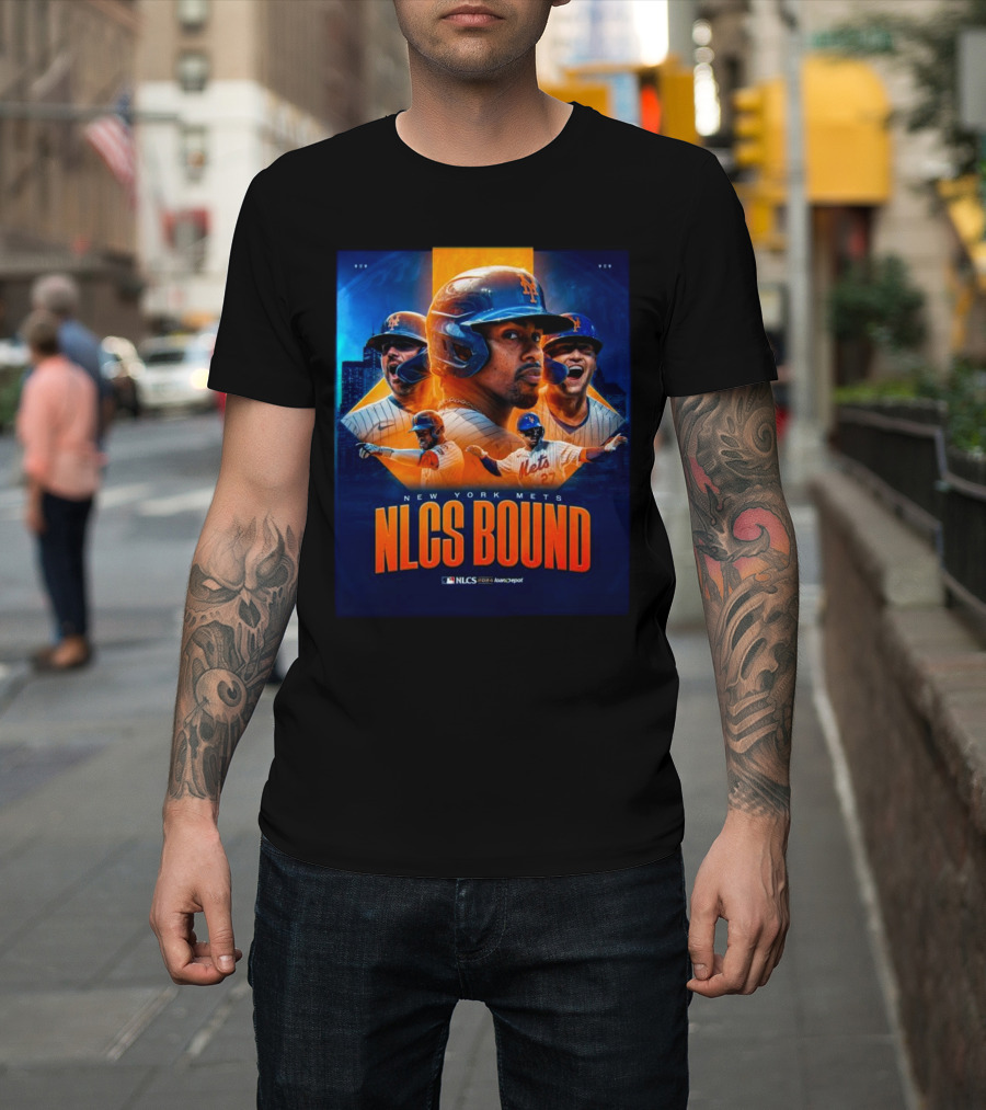 New York Mets NLCS Bound 2024 Players in Action T-Shirt