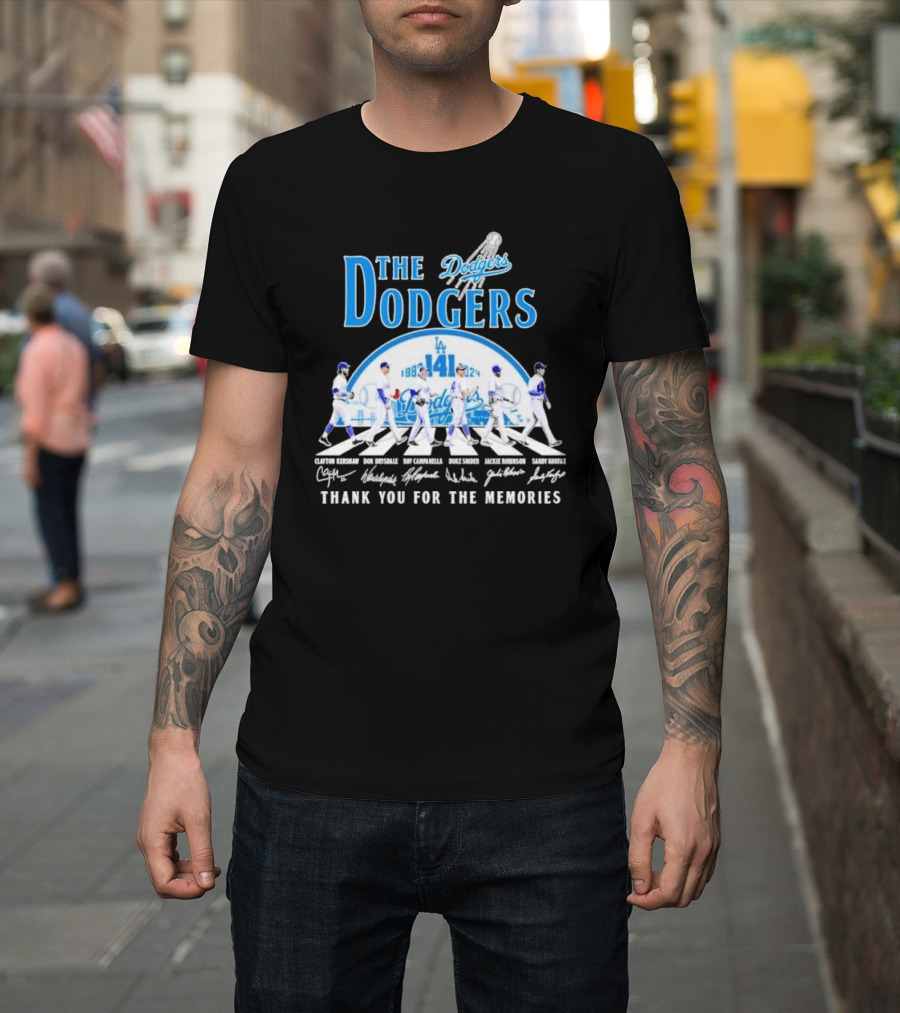 The LA Dodgers 141st Anniversary 1883 2024 Thank You for the Memories Abbey Road Clayton Kershaw Don Drysdale Roy Campanella Duke Snider Jackie Robins