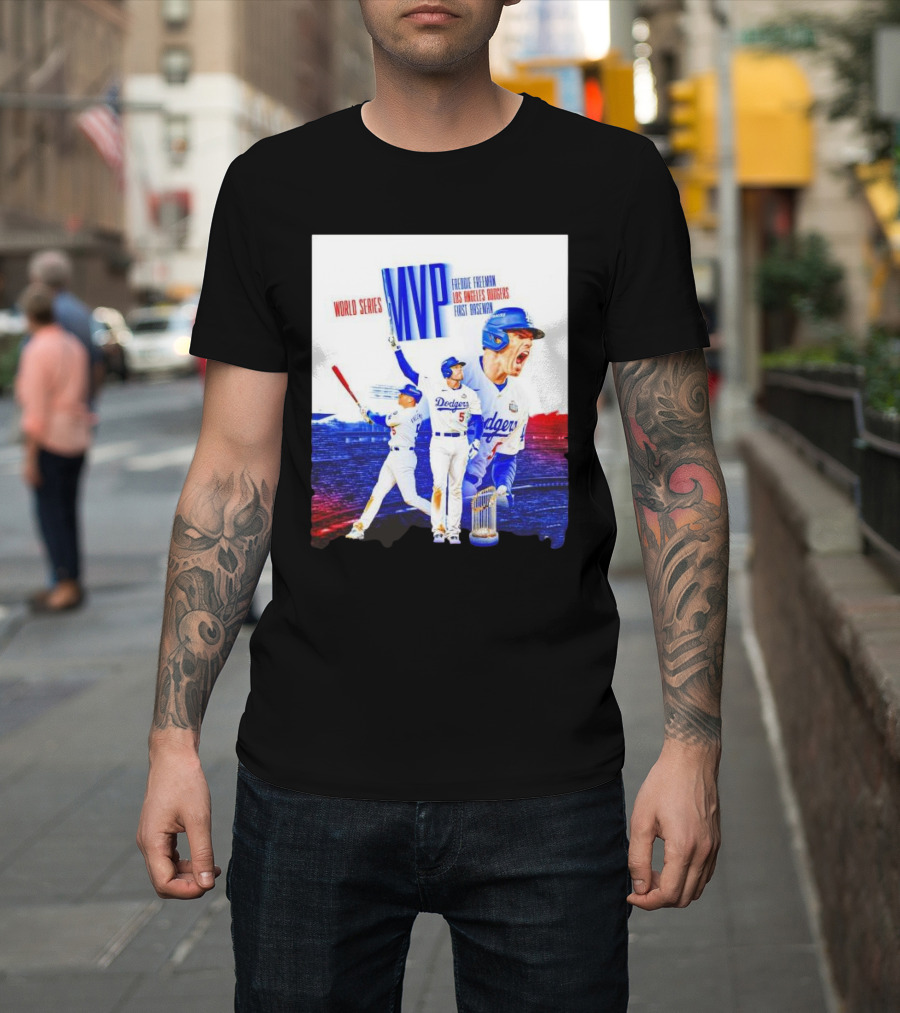 World Series MVP 2024 Freddie Freeman LA Dodgers First Baseman T-Shirt