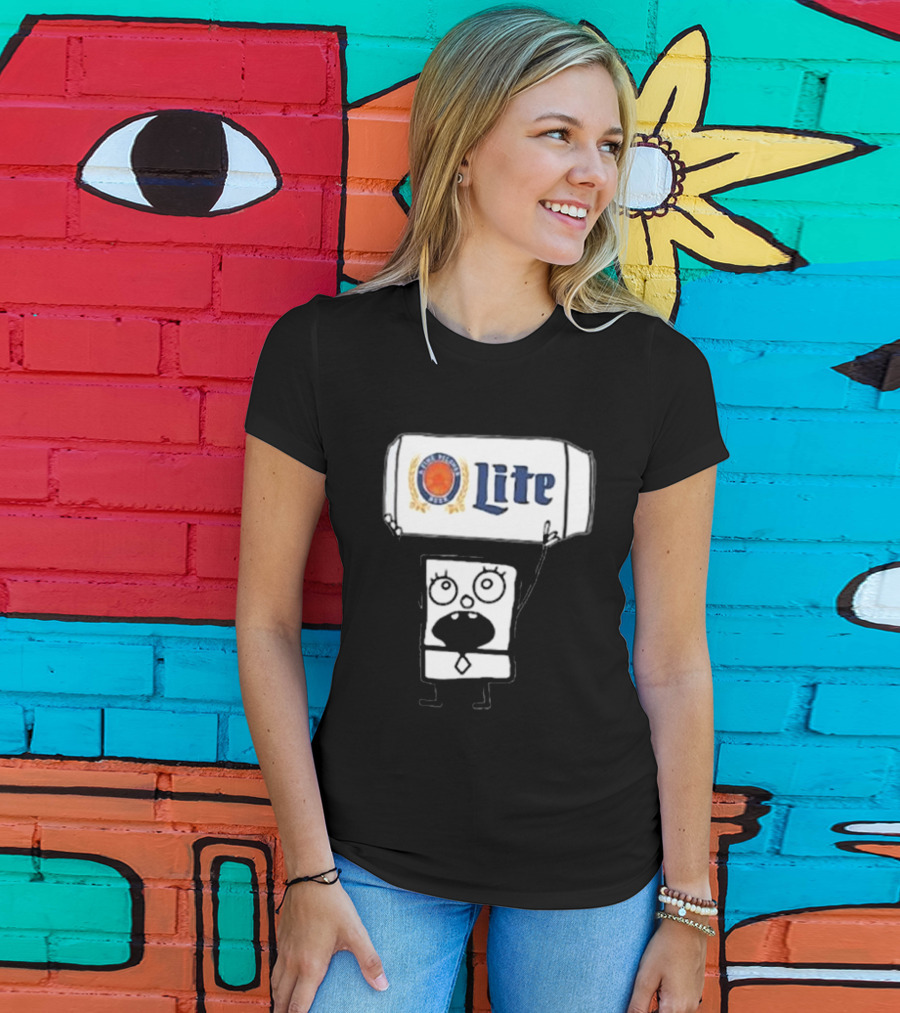 Doodlebob Miller Lite Beer T-Shirt