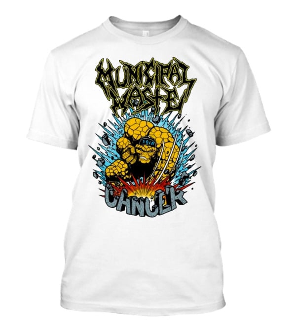 Municipal Waste SOIA Thing Clobberin Cancer Explosion T-Shirt