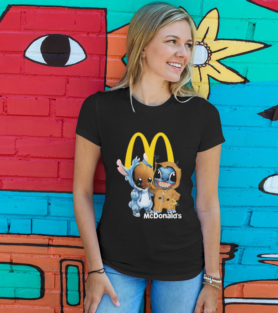 Groot Stitch McDonald’s Crossover T-Shirt