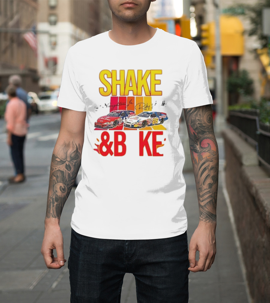 SHAKE And BAKE NASCAR Racing Talladega Nights Ricky Bobby T-Shirt