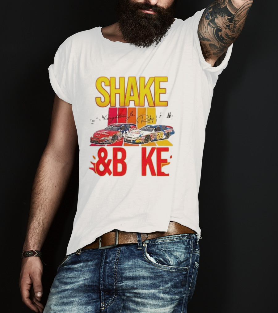 SHAKE And BAKE NASCAR Racing Talladega Nights Ricky Bobby T-Shirt