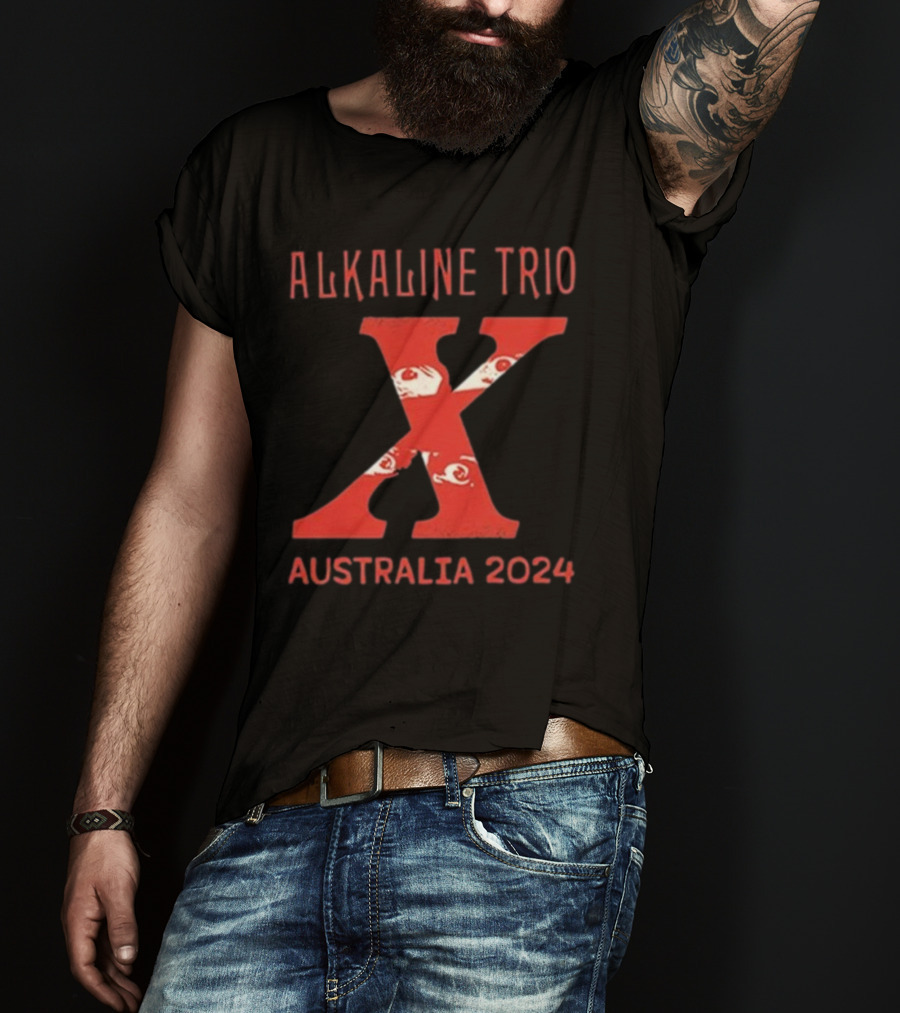 Alkaline Trio X Blood Hair Eyeballs Australia T-Shirt