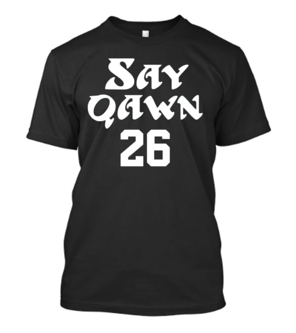 Saquon Barkley Say Qawn 26 Football T-Shirt