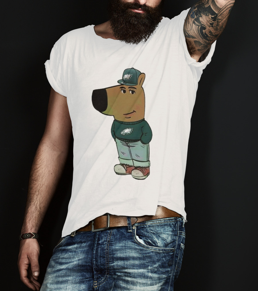I Am Just A Chill Guy Philadelphia Eagles Character In Hat T-Shirt