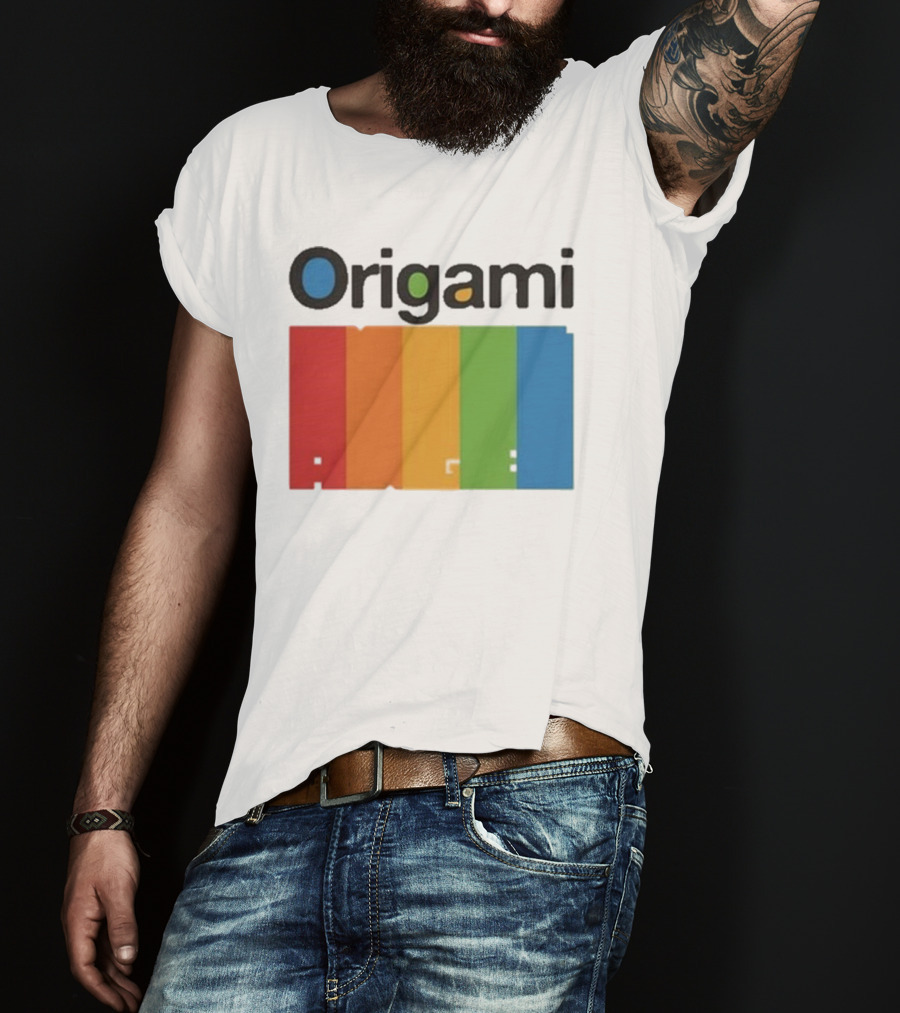 Origami Spectrum Rainbow Blocks T-Shirt