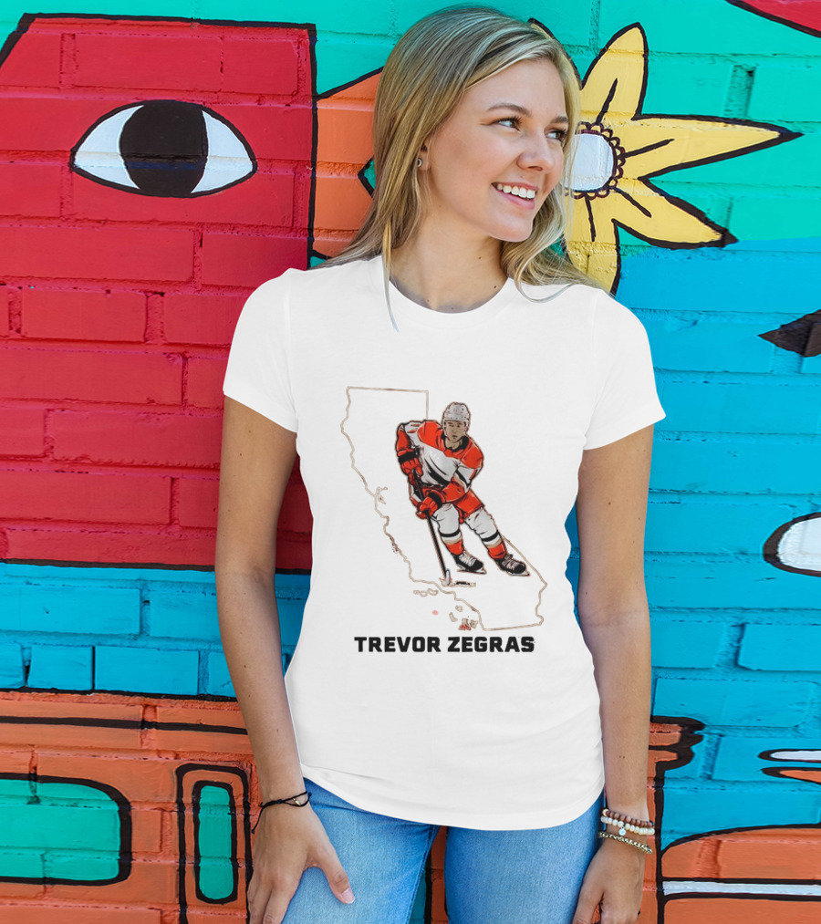 Trevor Zegras California Hockey Player T-Shirt