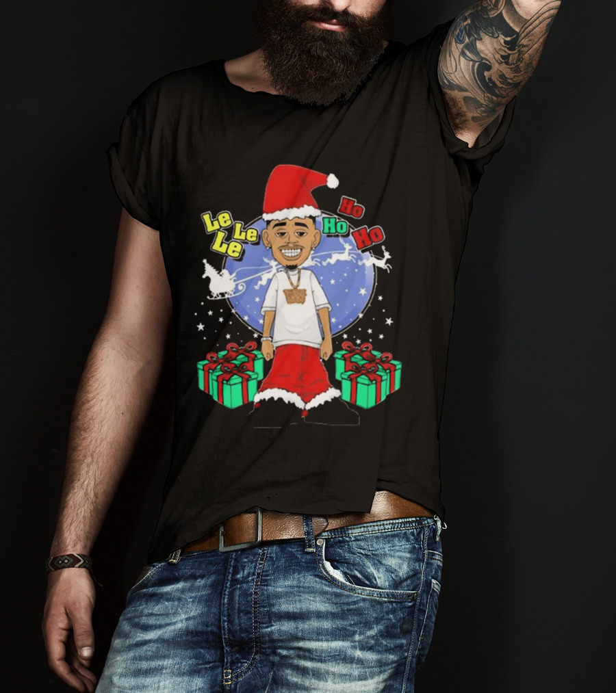 Le Le Le Ho Ho Ho These Foos Lil Foo Christmas T-Shirt