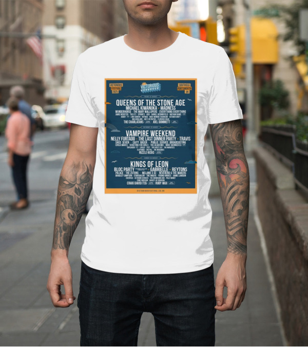 Shirt: Victorious Festival 2025 Southsea Portsmouth UK Lineup Featuring Queens of the Stone Age Vampire Weekend Kings of Leon From August 22 to 24 T-Shirt Victorious Festival 2025 Southsea Portsmouth UK Lineup Featuring Queens of the Stone Age Vampire Weekend Kings of Leon From August 22 to 24 T-Shirt