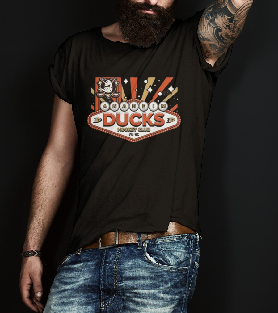 Anaheim Ducks Hockey Club VG/HC City Lights T-Shirt