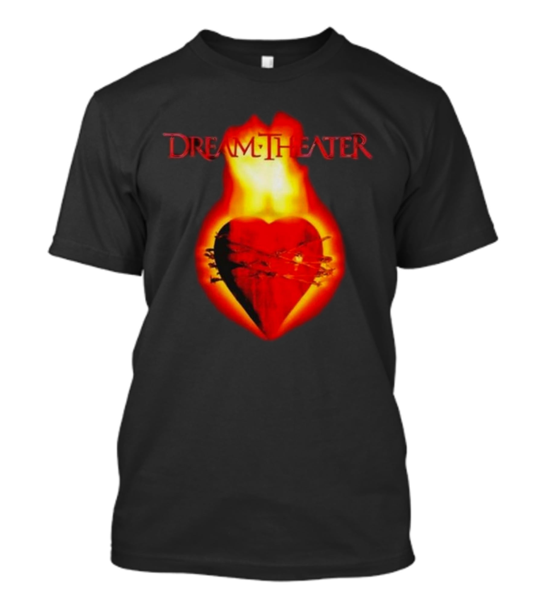 Dream Theater Burning Heart Visual Revolver Winter T-Shirt