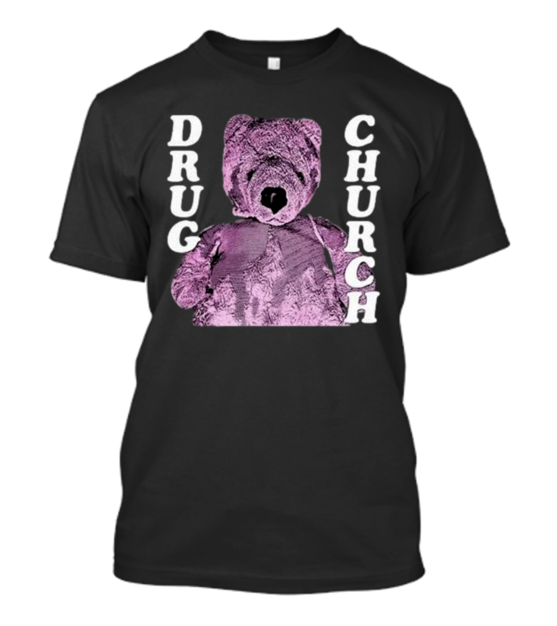 Drug Church Purple Teddy Bear T-Shirt