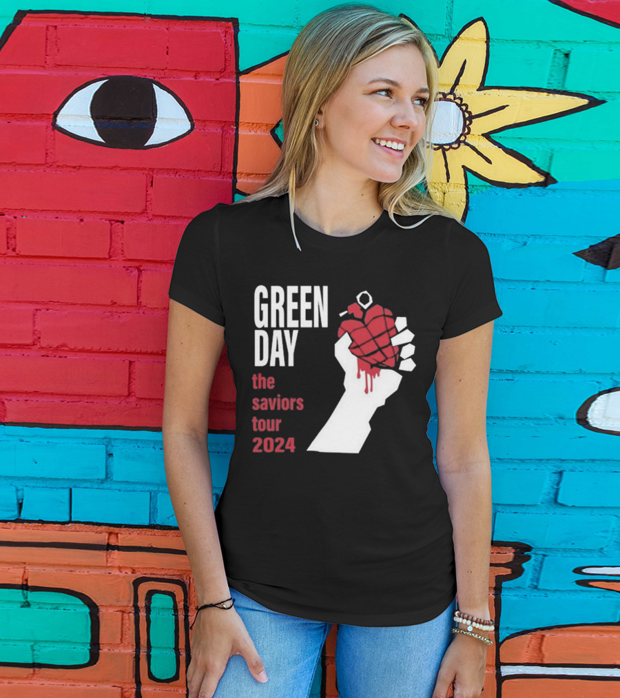 Green Day The Saviors Tour T-Shirt