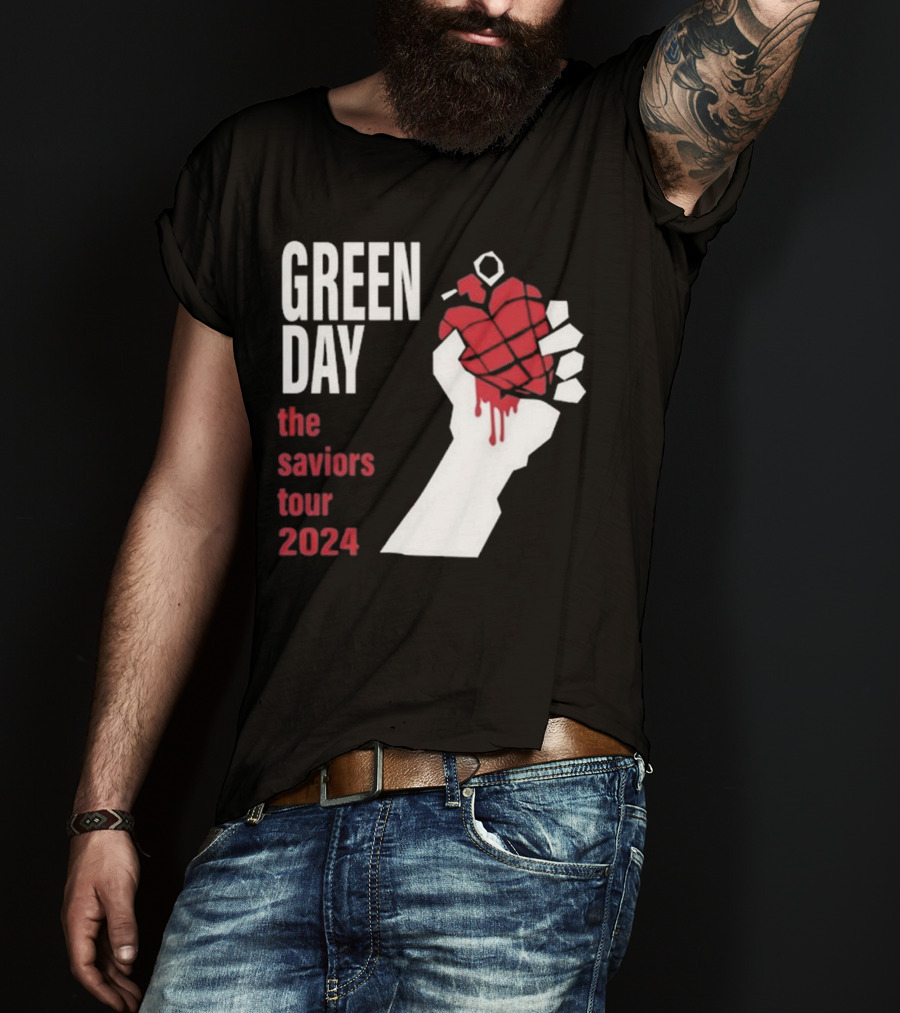 Green Day The Saviors Tour T-Shirt