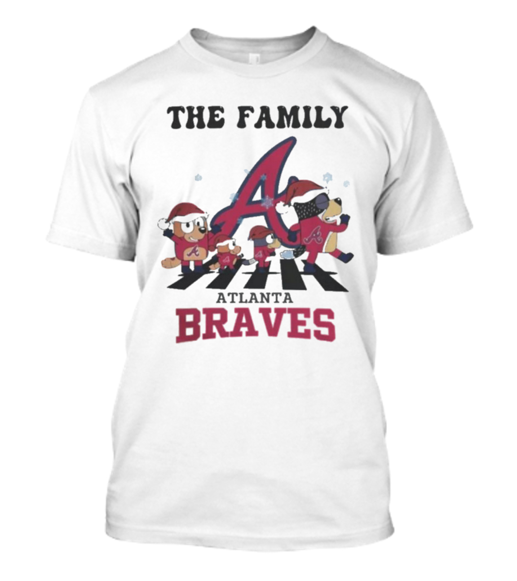 Atlanta Braves The Family Merry Christmas T-Shirt