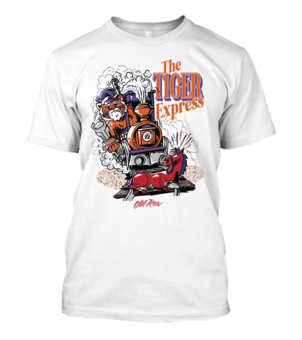 Clemson Tigers The Tiger Express Old Row Steam Train T-Shirt