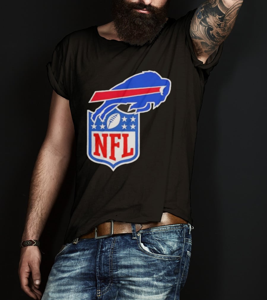 Buffalo Bills NFL Football Fusion Mark T-Shirt