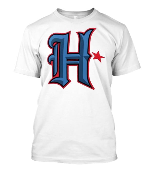 Houston Texans H Logo With Red Star T-Shirt