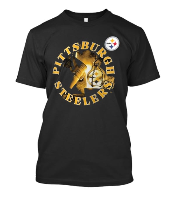 Pittsburgh Steelers Iconic Emblem Sporting Chance Tri-Blend T-Shirt