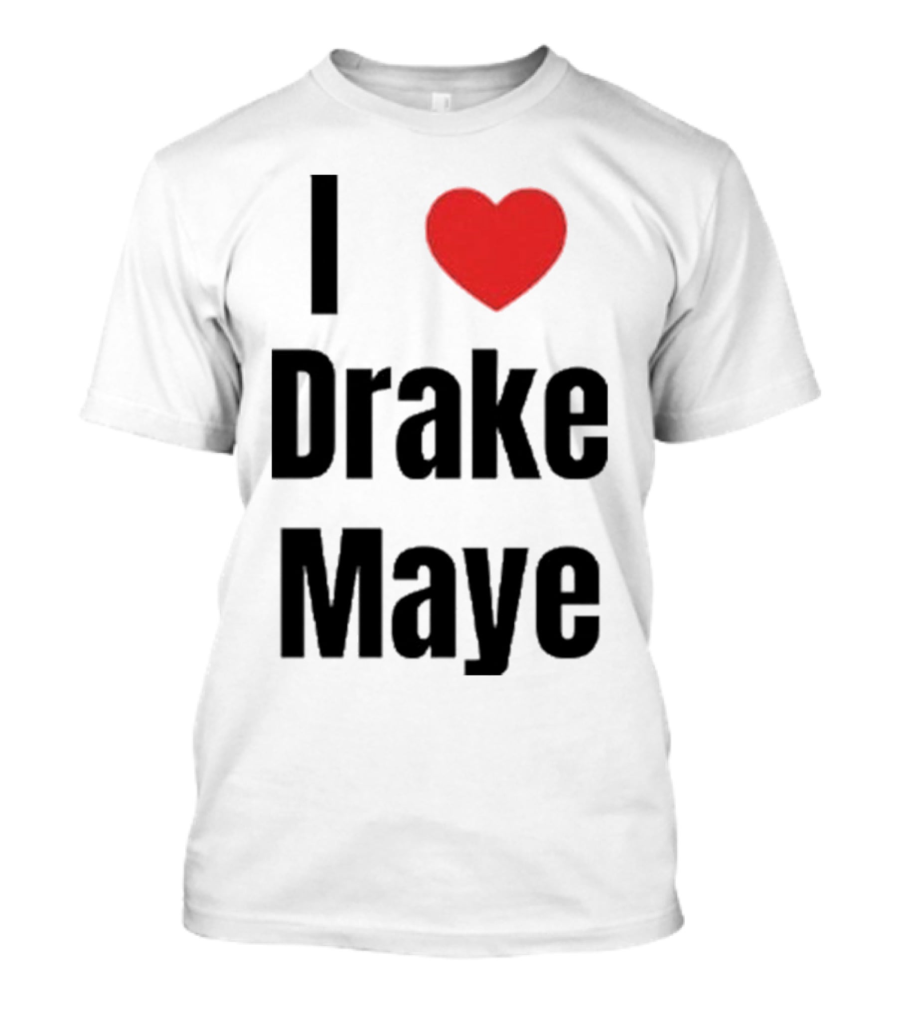 I Heart Drake Maye Fan Love T-Shirt