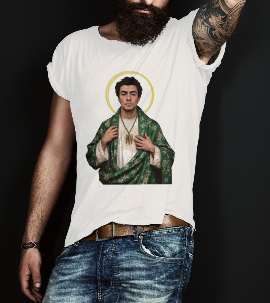 Luigi Mansion Nicola Holy Icon Green Robe T-Shirt