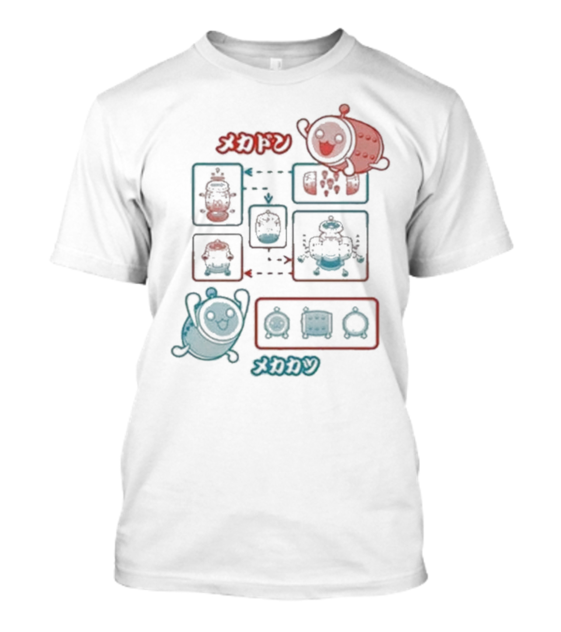 Aiko No Tatsujin Mecha Don Mechakatsu Transformation Process T-Shirt