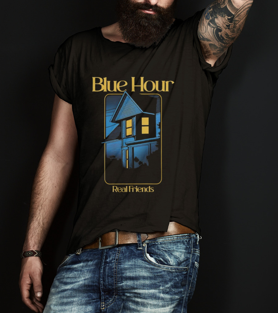 Real Friends Blue Hour House Tour T-Shirt