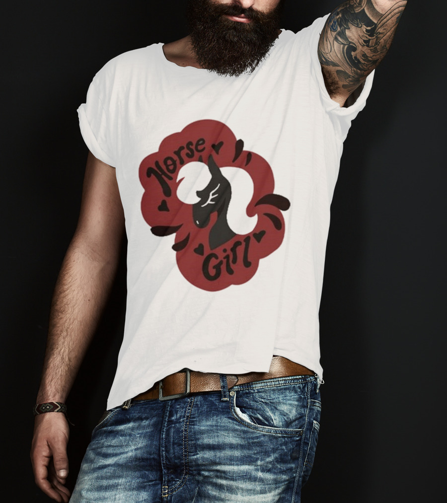 Norse Girl Horse Girl Sharkrobot T-Shirt