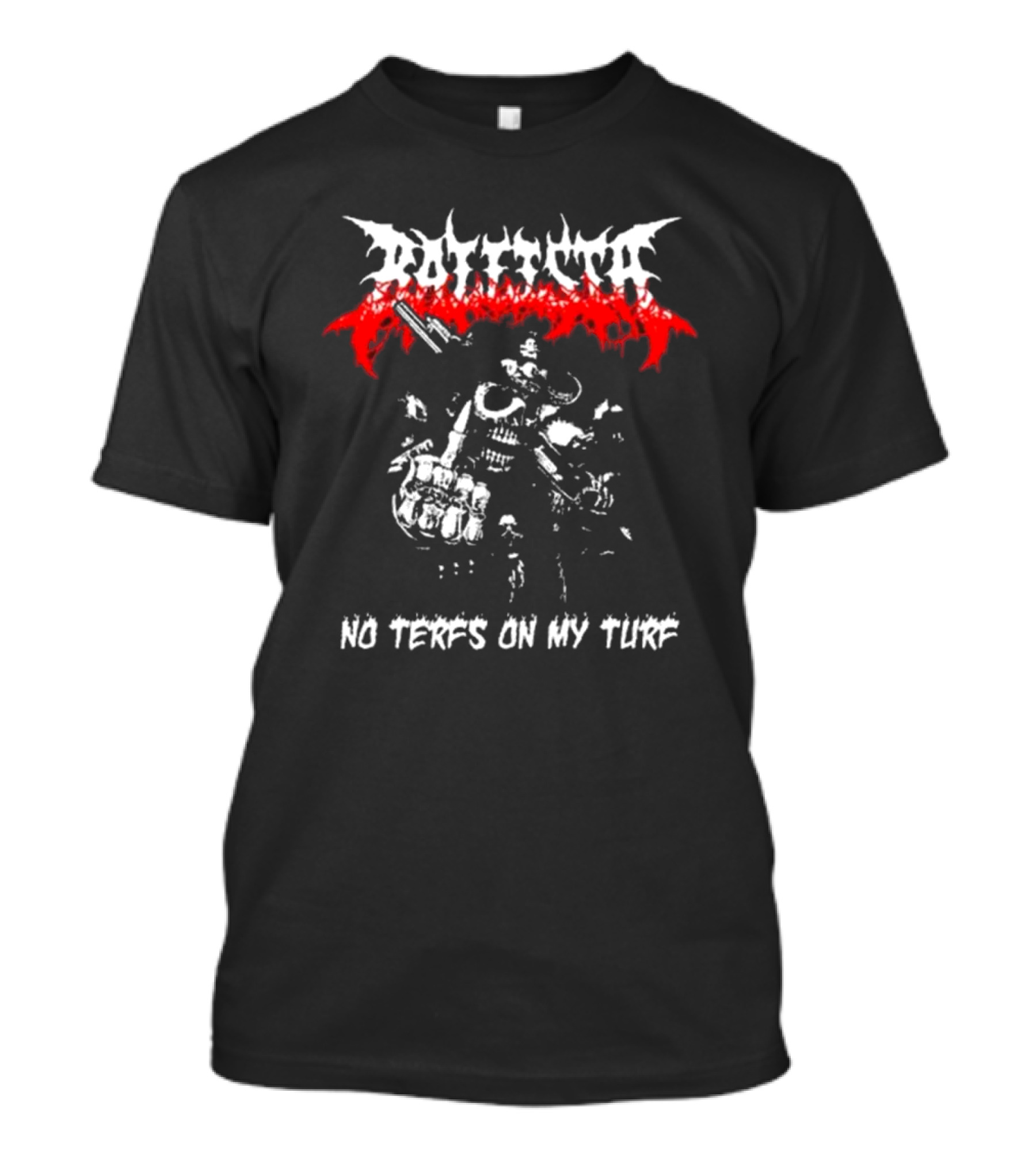 Ballista No Terfs On My Turf Skeleton Knight Metal Aesthetic T-Shirt