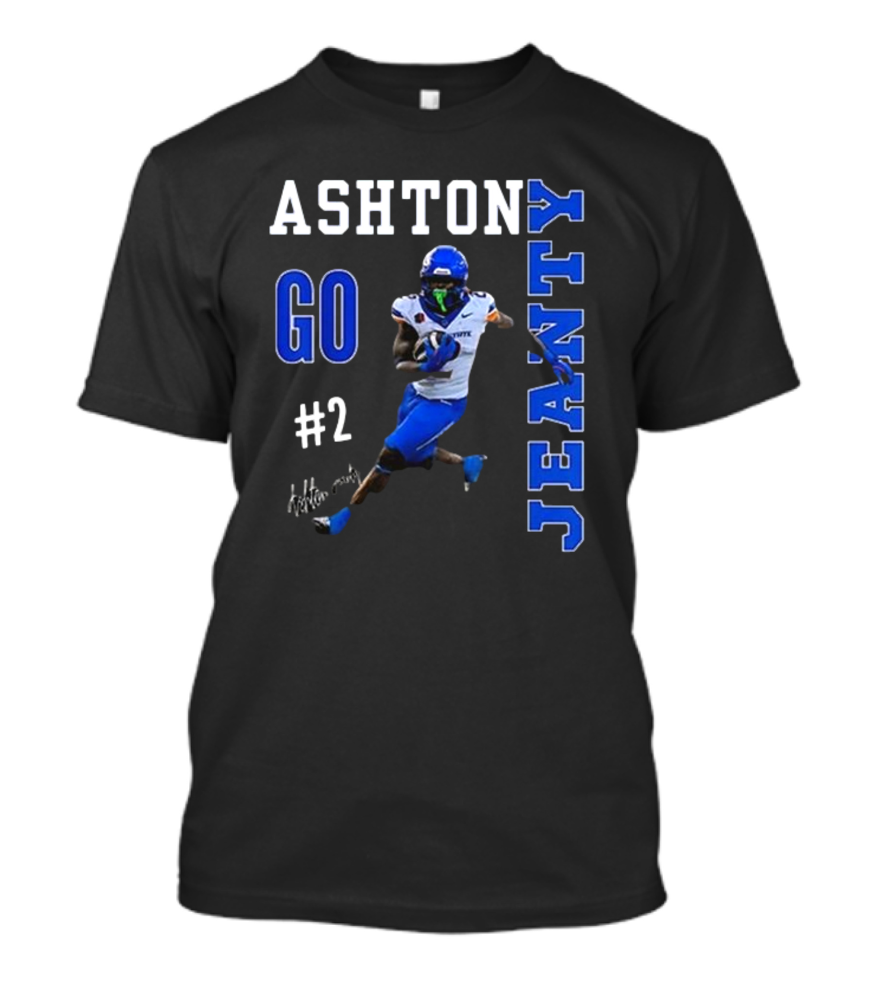 ASHTON GO JEANTY #2 Signature T-Shirt