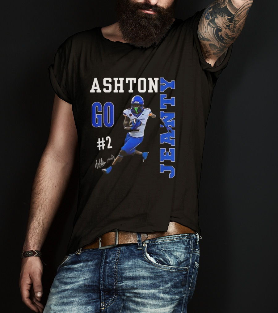 ASHTON GO JEANTY #2 Signature T-Shirt