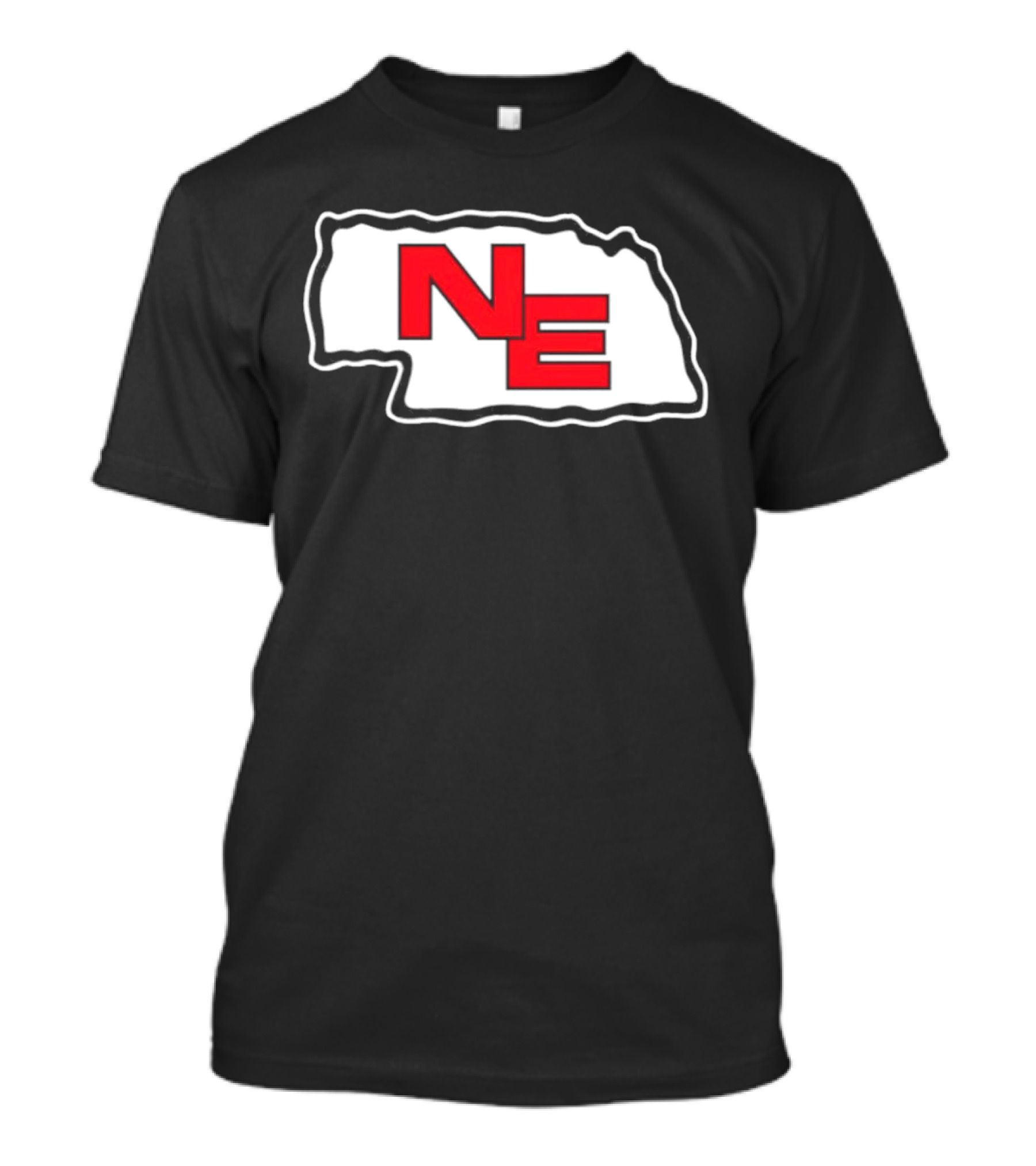 NE Nebraska State Outline Arrowhead T-Shirt