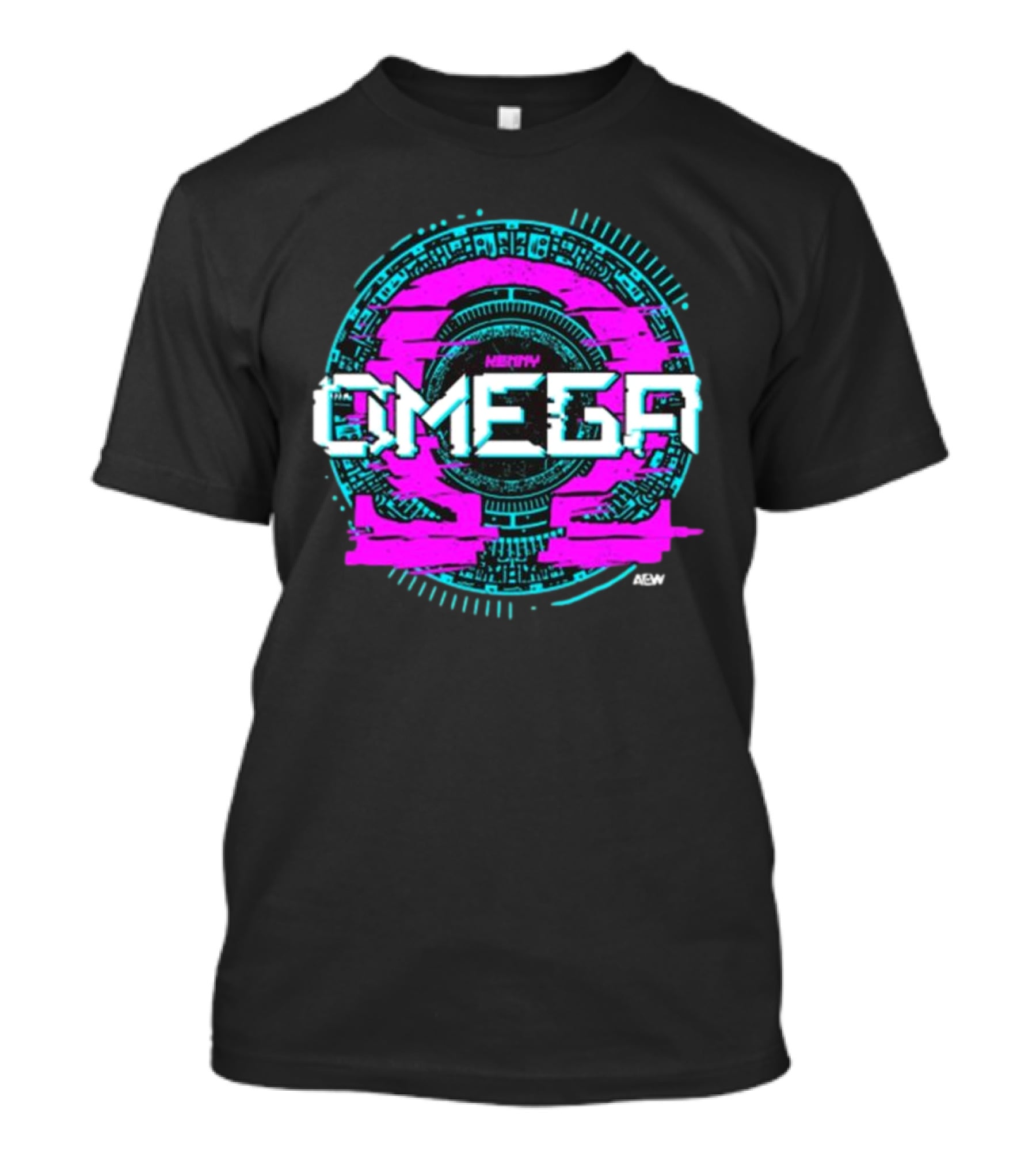 Kenny Omega AEW Retro Circuit Design Triblend T-Shirt