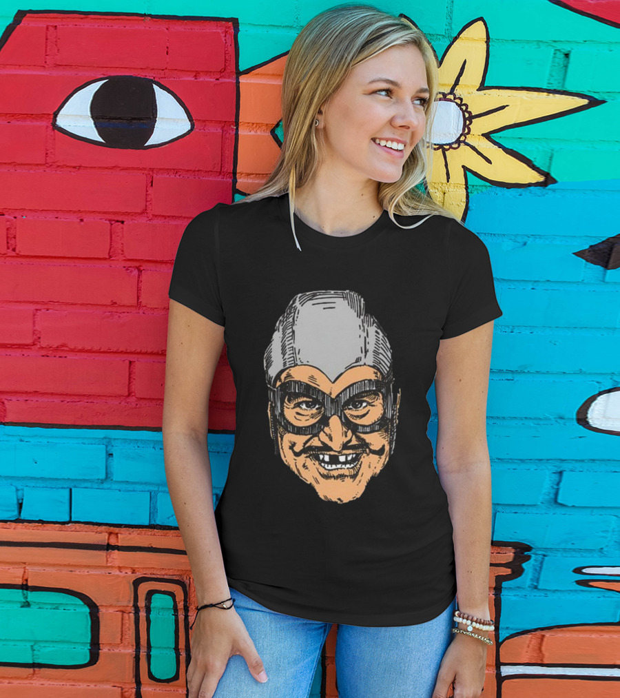 Aquabats Bat Commander Masked Hero Face T-Shirt