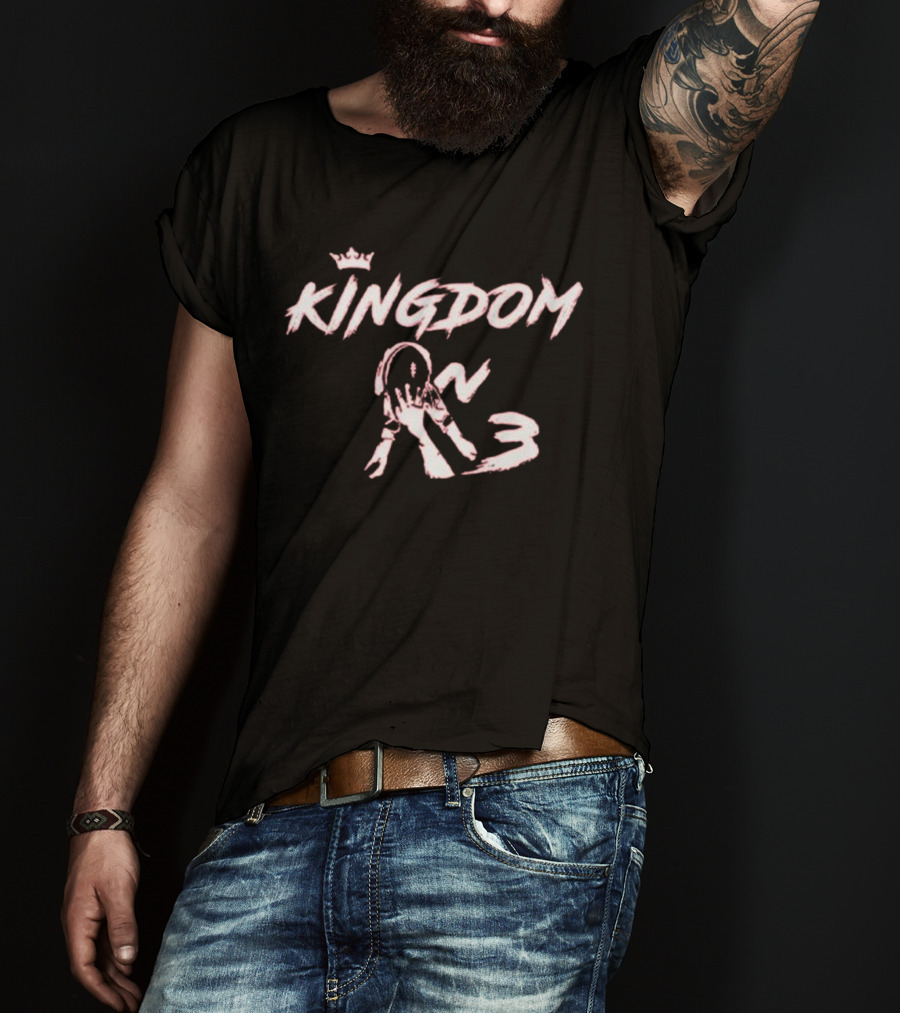 Kingdom N 3 Nebraska Cornhuskers Red Kingdom T-Shirt