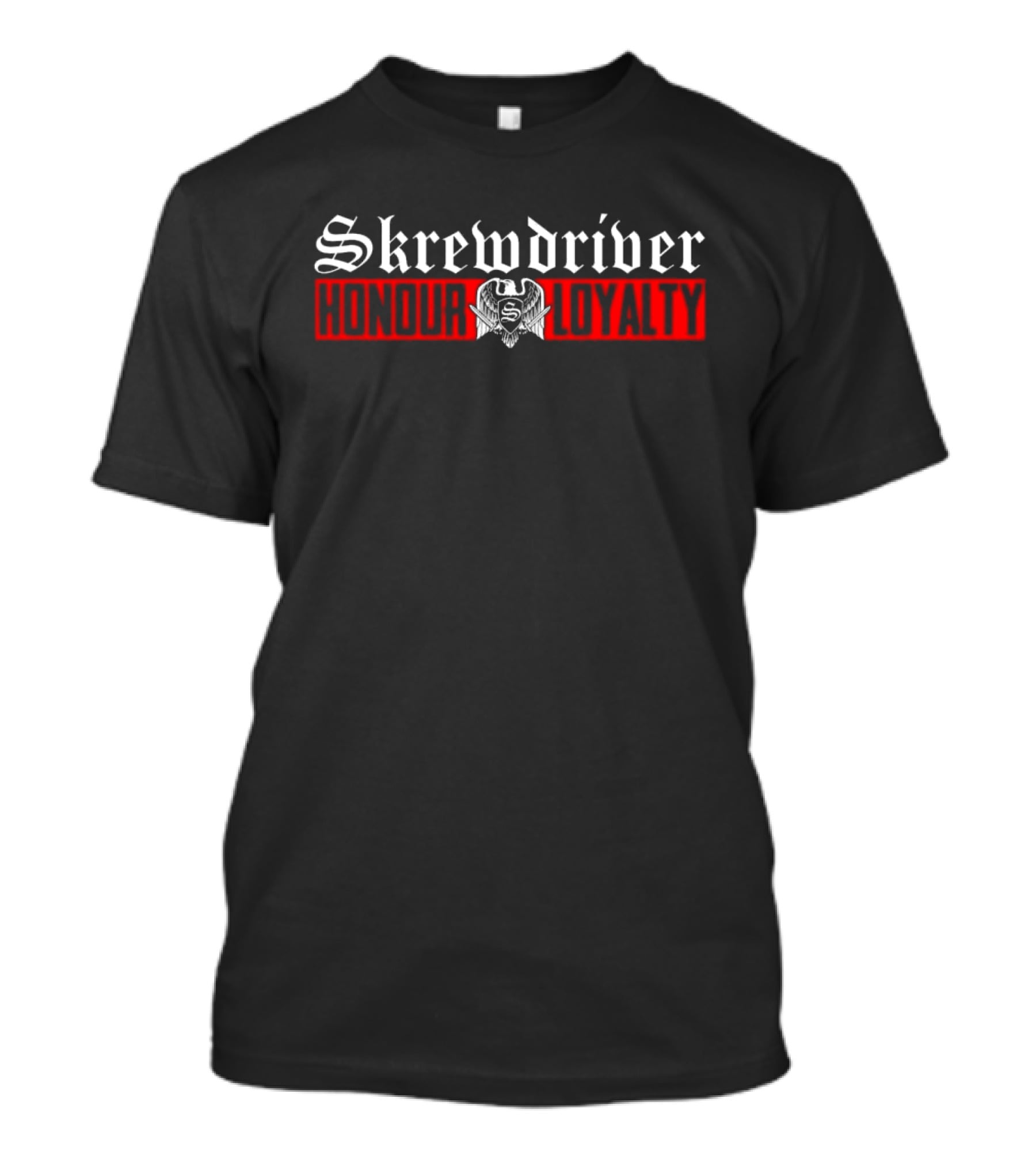 Skrewdriver Honour Loyalty Eagle Emblem T-Shirt