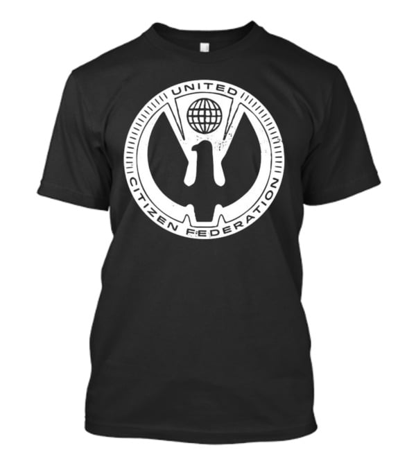 United Citizen Federation Starship Troopers Symbol Emblem T-Shirt