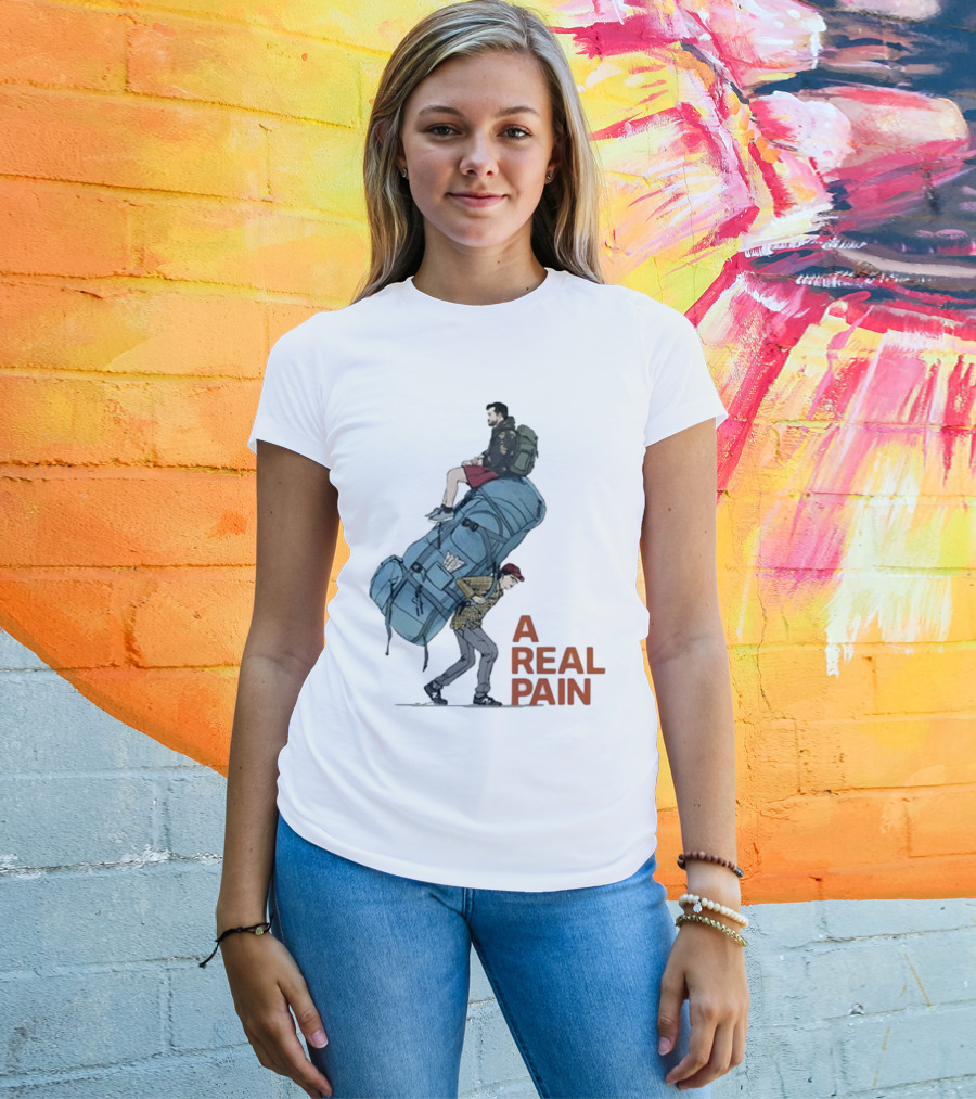 Team Picturehouse Searchlight Pictures A Real Pain Heavy Backpack T-Shirt