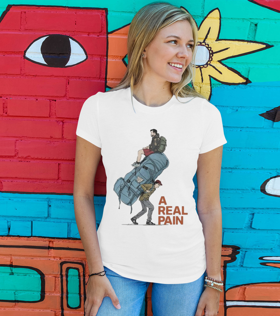 Team Picturehouse Searchlight Pictures A Real Pain Heavy Backpack T-Shirt